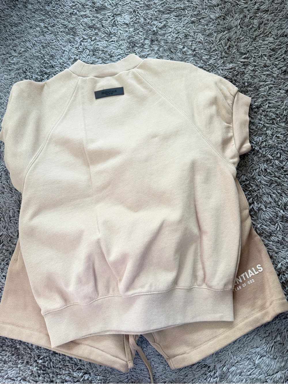 Essentials Fear Of God Khaki Short Set